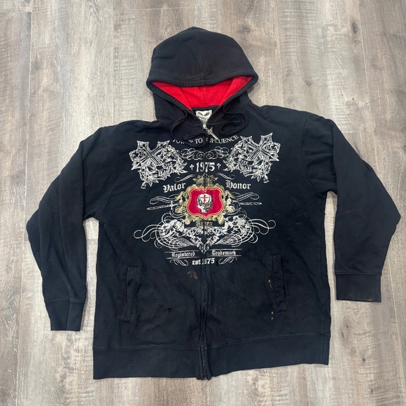 avirex oversized zip up - Picture 1 of 3